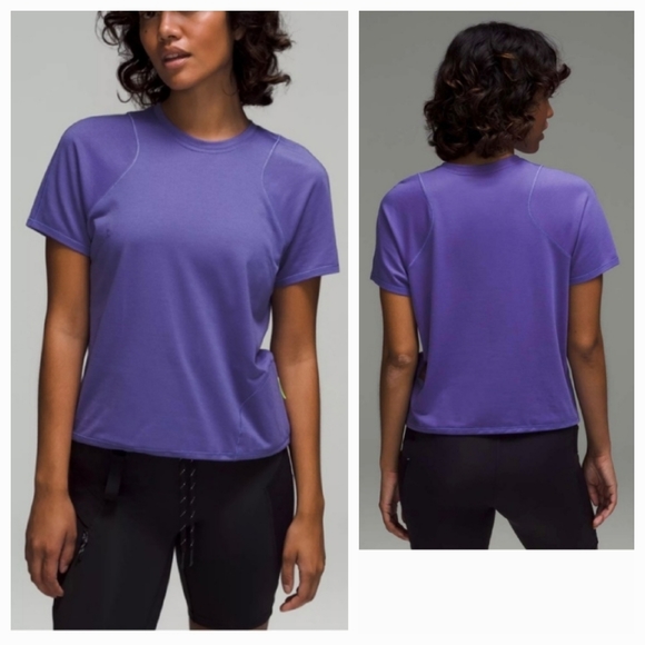 Lululemon cinch hem hiking tee 4 - Picture 1 of 11
